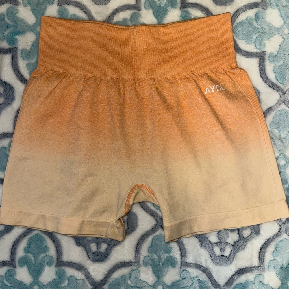 AYBL Pulse Ombré seamless shorts - Orange